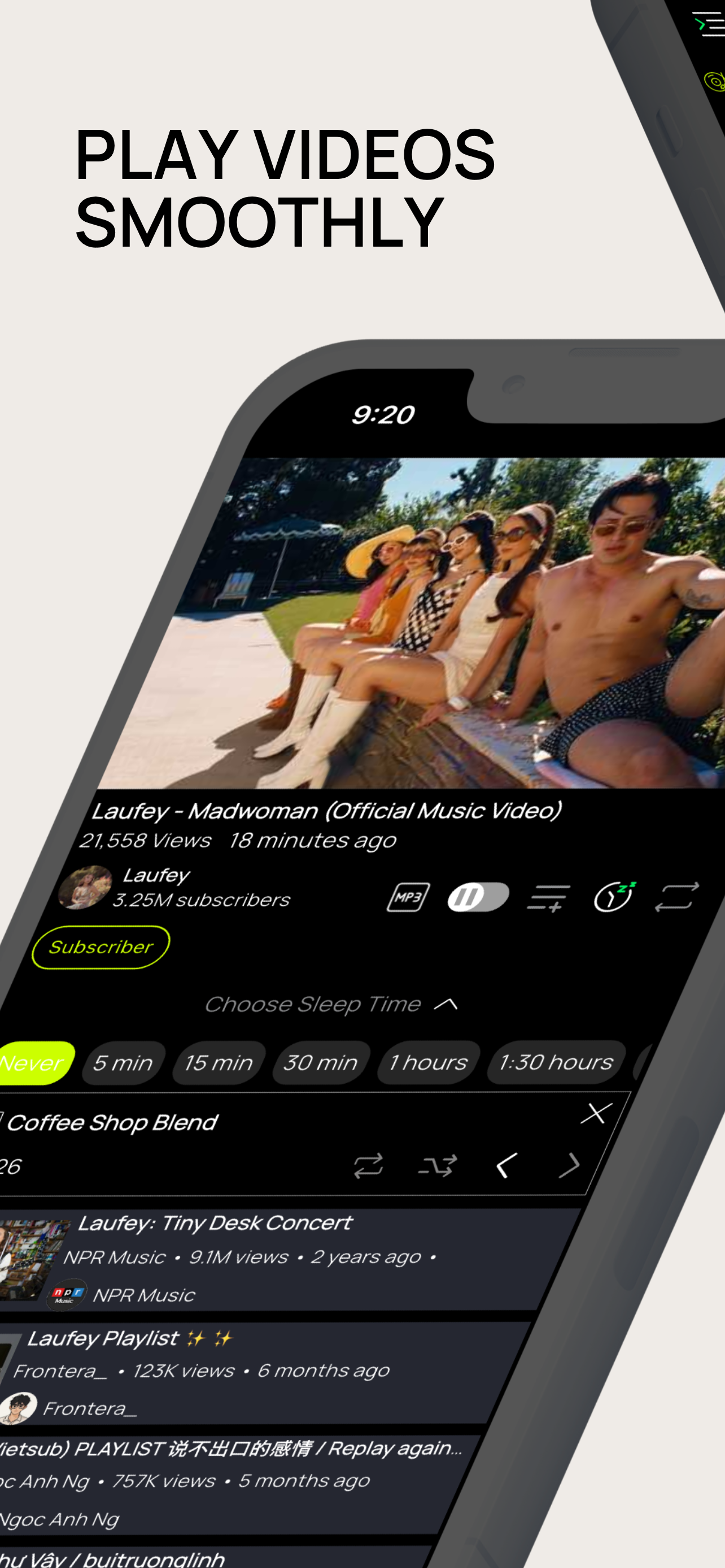 MusicX home screen screenshot